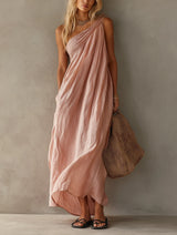 Monika | Maxikleid mit One-Shoulder-Design