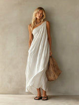 Monika | Maxikleid mit One-Shoulder-Design