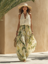 Lysandra | Elegantes, fließendes Ensemble mit Liliendruck