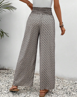 Sommerfeld | Lisette Hose mit weitem Bein und geometrischem Druck