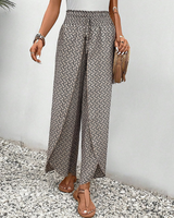 Sommerfeld | Lisette Hose mit weitem Bein und geometrischem Druck