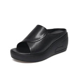 Eliza | Bequeme Keilabsatz-Pantolette mit dicker Sohle