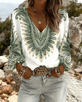 Berta | Top mit Retro-Print