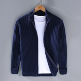 Ruben™ | Legere Zip-Up Strickjacke