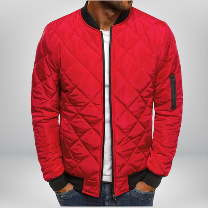 William | Luxe Gesteppte Bomberjacke