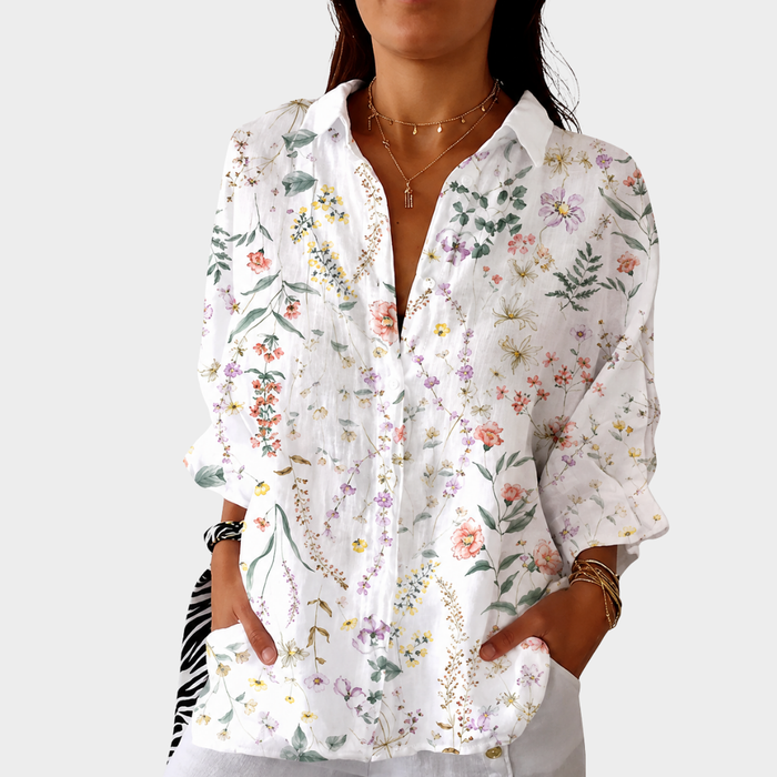 Priska | Leichte Blumenbluse