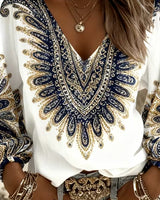 Berta | Top mit Retro-Print