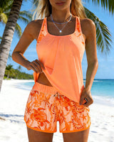 Vivienne | Stilvoller Tankini mit Meeresprint