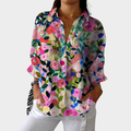 Michaela | Blumenbluse in leichtem Stoff