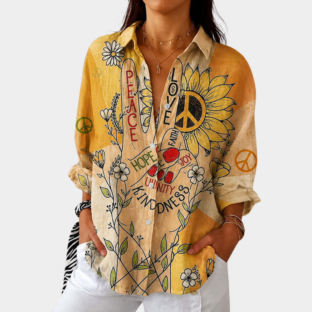 Deborah | Bunte Blumenbluse