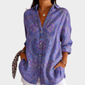 Corinne | Leichte bunte Blumenbluse