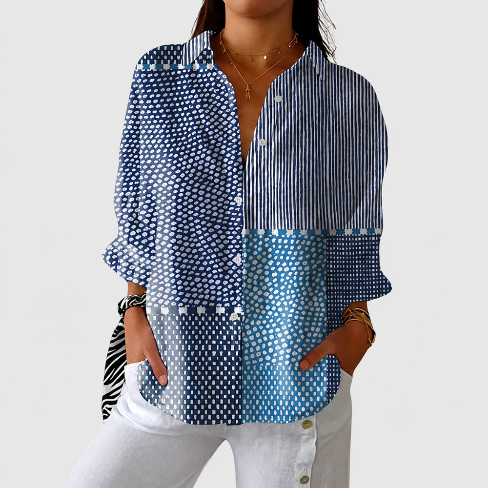 Josefine | Bunte Blumenbluse