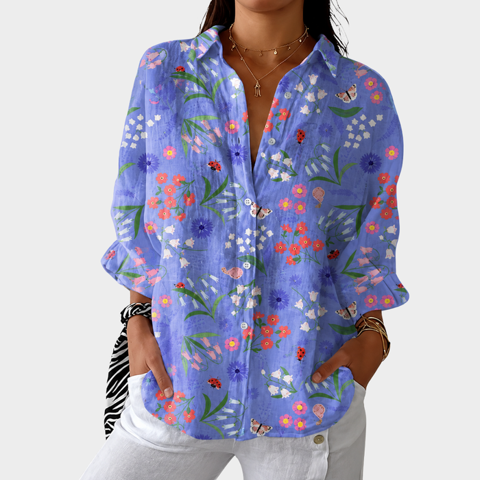 Michelle | Leichte Blumenbluse
