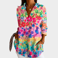 Erika | Bluse mit Wiesenblumen-Print