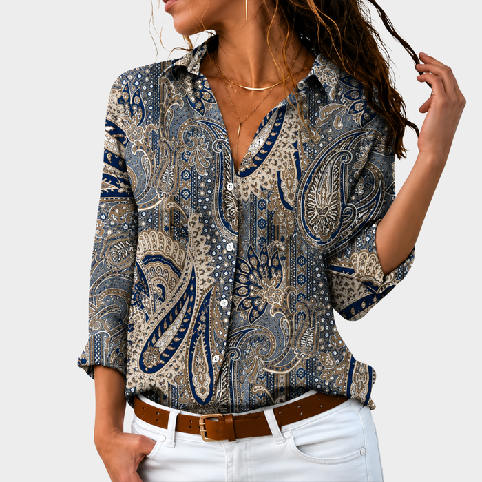 Esther | Zeitlose Bluse mit Paisley-Print