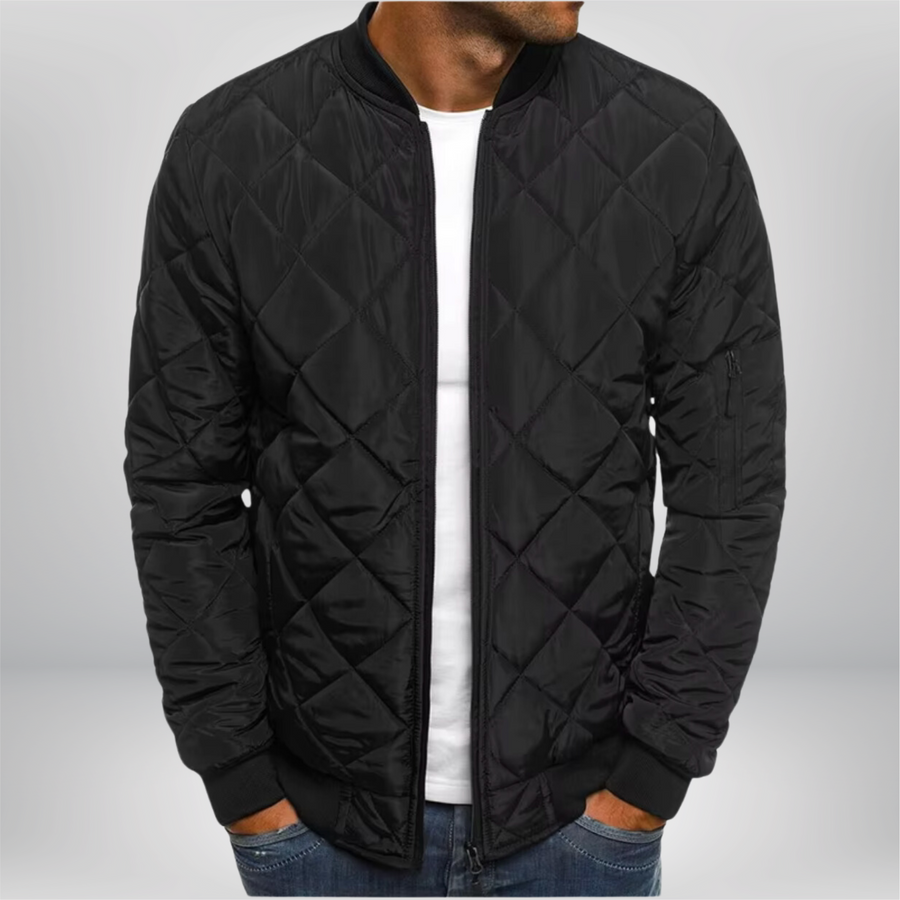 William | Luxe Gesteppte Bomberjacke