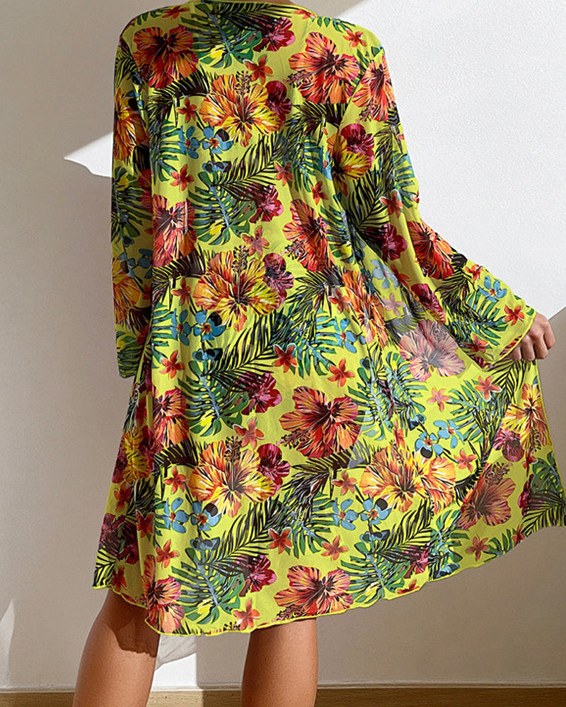 Solène | Bikini-Set mit Blumenrock