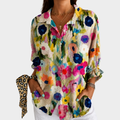Gisela | Bluse mit Aquarell-Blütenprint
