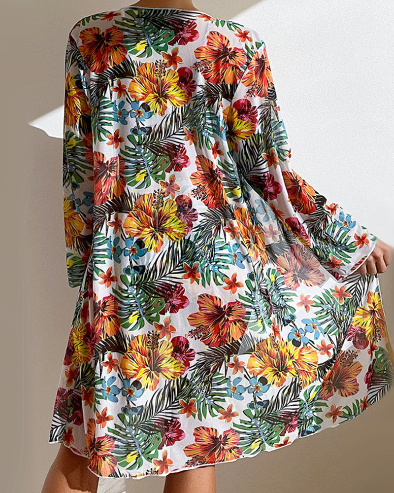 Solène | Bikini-Set mit Blumenrock