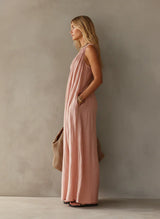 Monika | Maxikleid mit One-Shoulder-Design