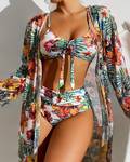 Solène | Bikini-Set mit Blumenrock