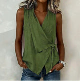 Loretta | Ärmellose Bluse