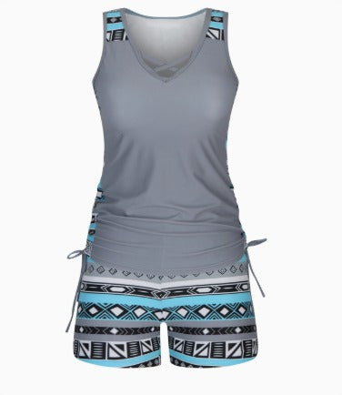 Daniela | Tankini mit geometrischem Print
