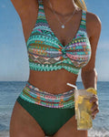 Salomé | Bikini mit geometrischem Print