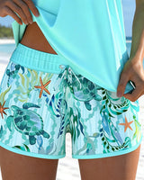 Vivienne | Stilvoller Tankini mit Meeresprint