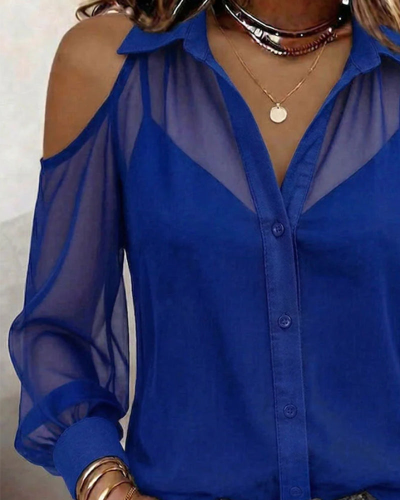 Mia | Zweiteiliges Set mit Schulterfreiem Shirt