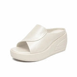Eliza | Bequeme Keilabsatz-Pantolette mit dicker Sohle