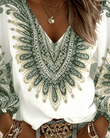 Berta | Top mit Retro-Print